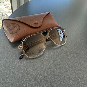 Ray-Ban RB2198 “Bill” Sunglasses – Tortoise / Gold Frame, Brown Gradient Lens,